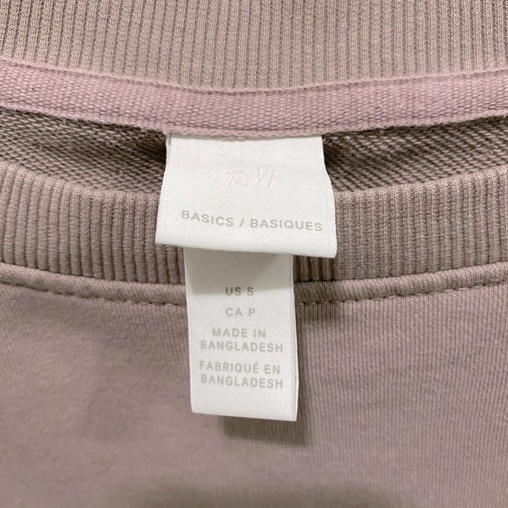 Light mauve crewneck - Picture 2 of 4